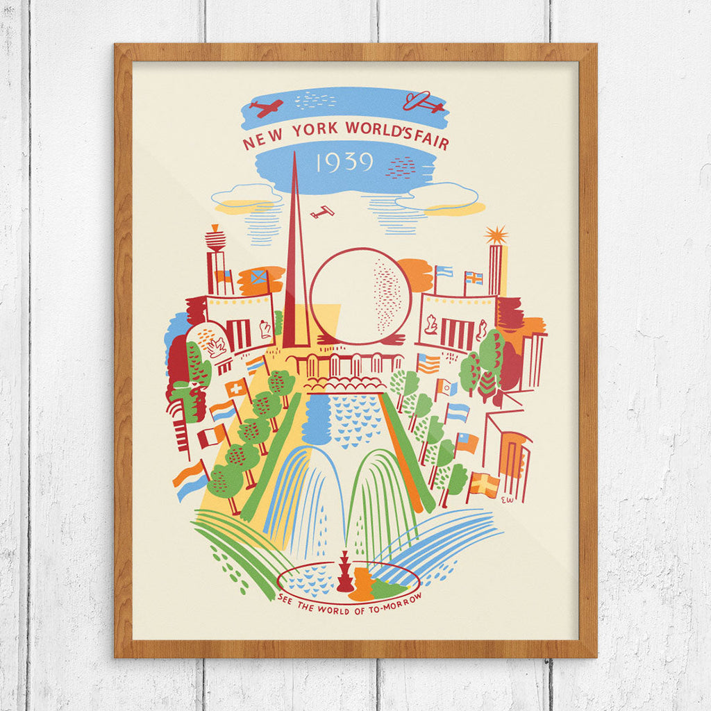 New York 1939 World's Dair Print