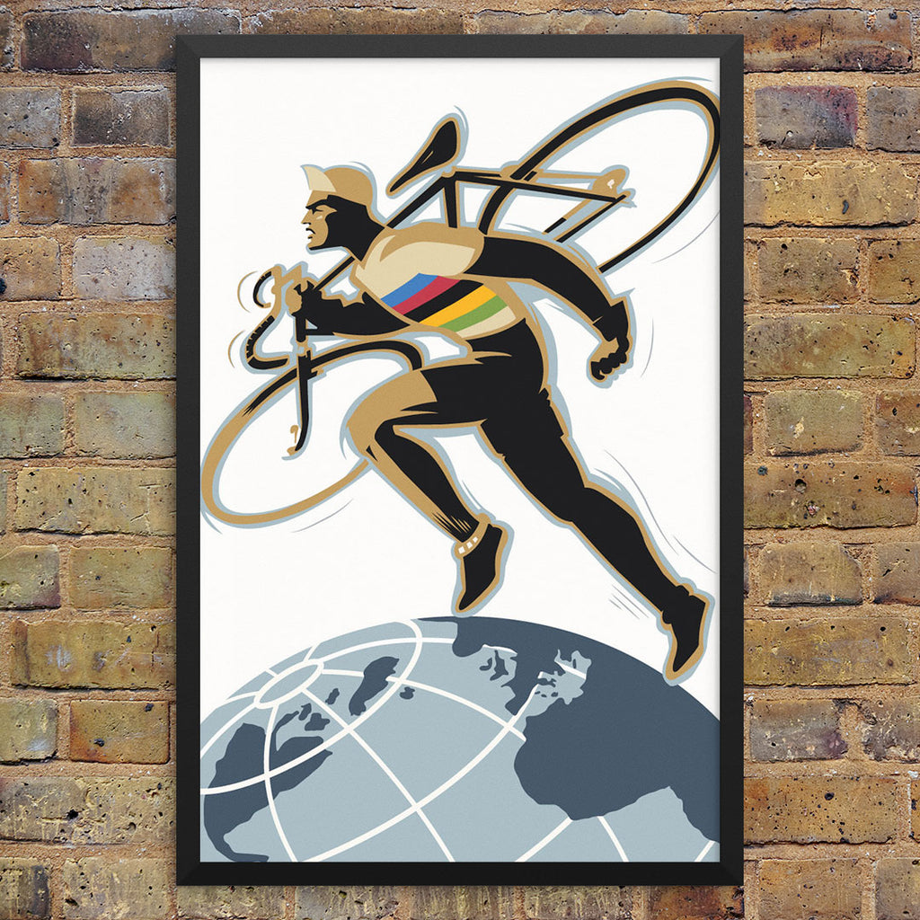 World Biker 12 x 18 Print