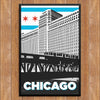 Chicago Merchandise Mart & Train 12 x 18 Print