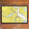 Boston Inner Harbor Nautical Chart 12 x 18 Print